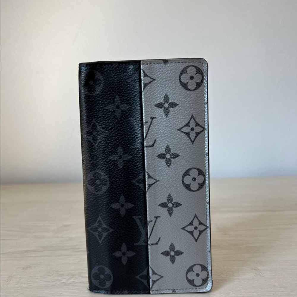 Louis Vuitton Split Monogram Eclipse Brazza wallet black - Picture 2 of 6